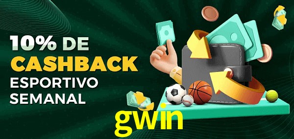 10% de bônus de cashback na gwin